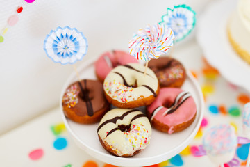 Dessert table at party