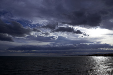 Fototapeta na wymiar Nubes de tormenta