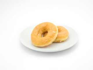 Donut isolated on white background