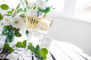 summer wedding table decor