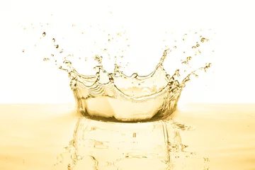 white wine splash isolated on white background © kubais
