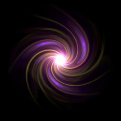 twirl of flare expose purple glow