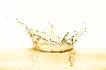 white wine splash as a celebration abstract
