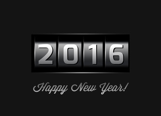 New Year counter 2016.