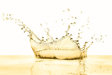 white wine splash as a celebration abstract