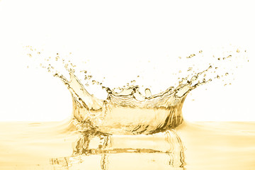 white wine splash as a celebration abstract