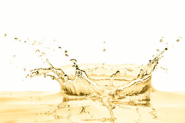 white wine splash as a celebration abstract