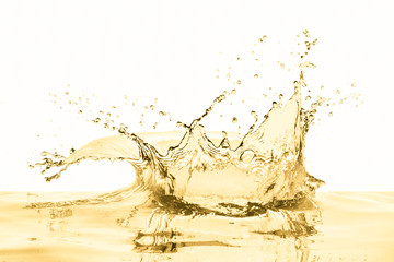 white wine splash as a celebration abstract