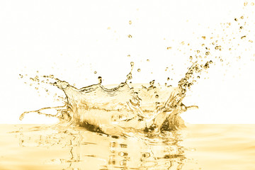 white wine splash as a celebration abstract