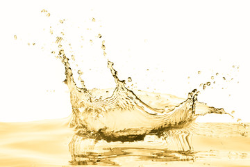 white wine splash as a celebration abstract