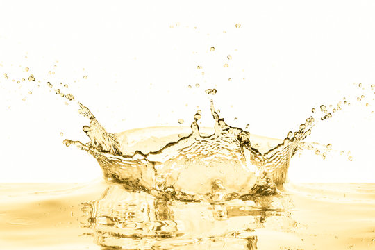 Fototapeta white wine splash