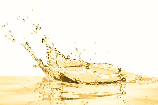 Naklejki white wine splash