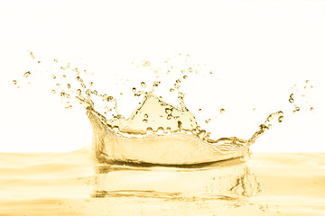 white wine splash