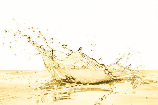 white wine splash