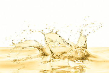 white wine splash