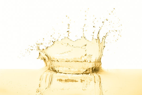 white wine splash