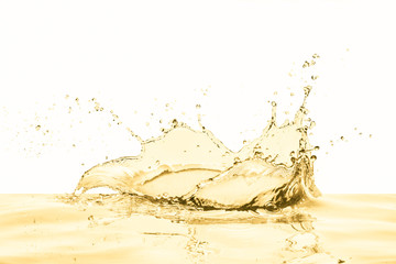 white wine splash as a celebration abstract