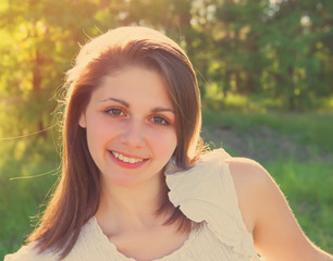 Naklejka premium portrait girl