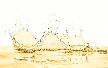 white wine splash as a celebration abstract