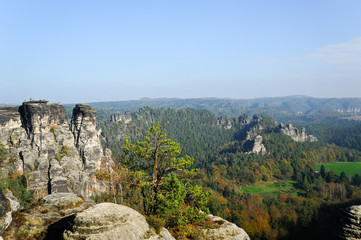 Fototapeta na wymiar Elbsandsteingebirge