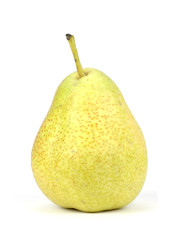 Close up Pear on a white background
