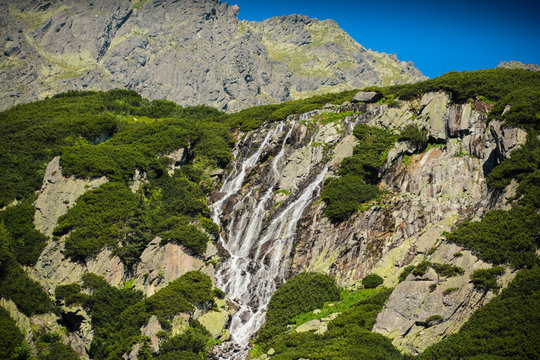 Fototapeta Tatry wodospad