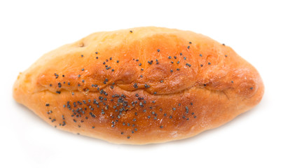 pastry dough on a white background