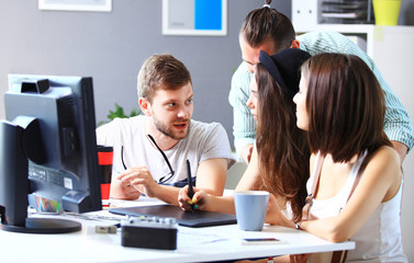 Group of designers in office