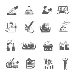 Election Icons Set