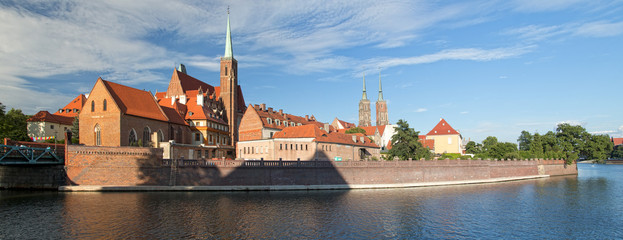 Wrocław panorama Ostrowa Tumskiego