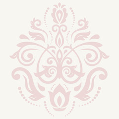 Damask Vector Orient Pattern