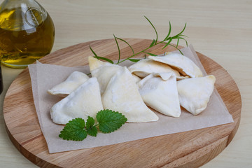 Raw potato dumplings