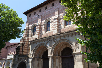 Fototapeta na wymiar France. Basilique Saint-Sernin de Toulouse