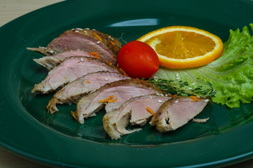 Roasted duck breast