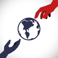 Hand sign design 