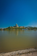 Fototapeta na wymiar The Basilica, Danube, Esztergom