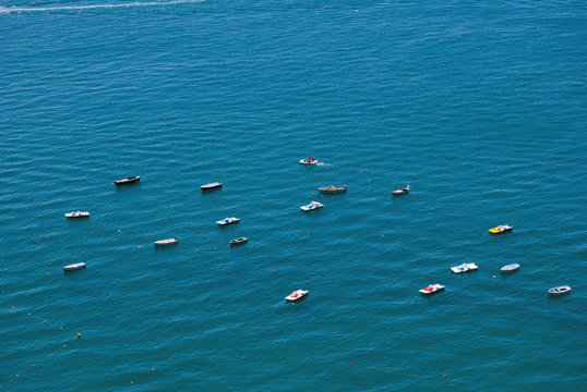 Boats parked