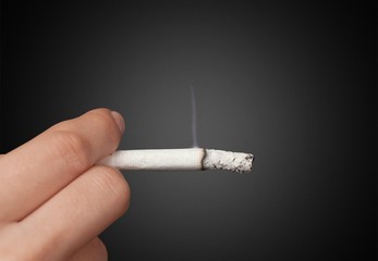 Cigarette, Smoking, Human Hand.