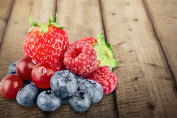 Berry Fruit, Blueberry, Strawberry.