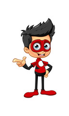 Super Boy In Red Character