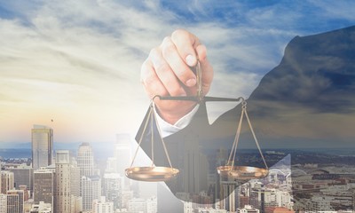 Scale, white, lawyer.