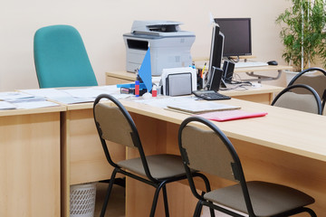 Interior of an office