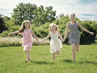 Naklejka premium happy children