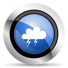 storm icon waether forecast sign