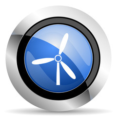 windmill icon renewable energy sign