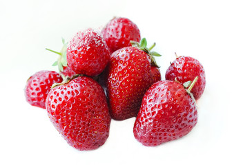 Fototapeta na wymiar Strawberries. Isolated on a white background