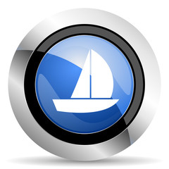 yacht icon sail sign