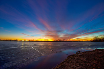 Sunset over Creve Coeur Lake