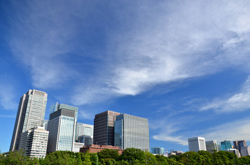 Fototapeta premium 丸の内のオフィスビル街