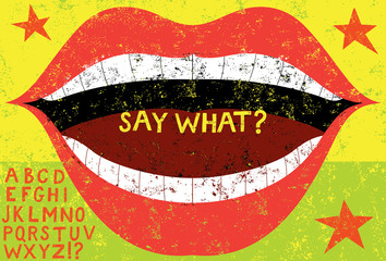 Fototapeta premium Tip of the tongue